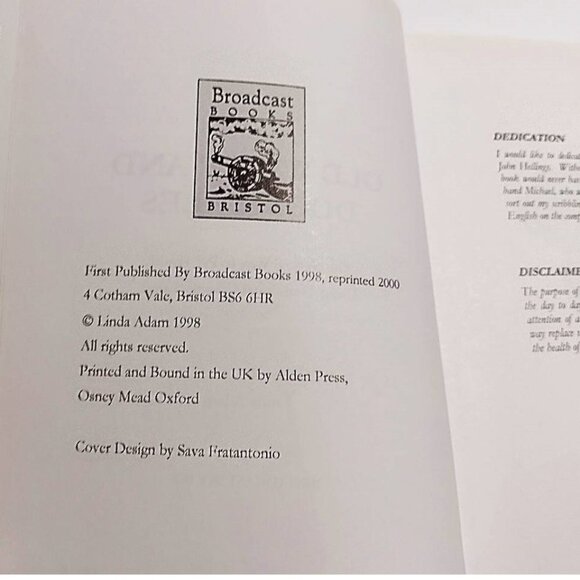 Vintage Softcover Book Old Wives' and Dogs' Tales by Linda Adam Broadcast‎ Books - Picture 4 of 6